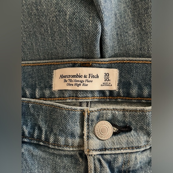 Abercrombie 70s vintage flare ultra high rise 30R - Picture 5 of 9